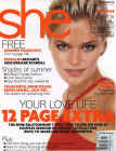 She magazine, cover