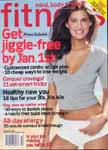 Fitness magazine shoot, cover, December 2001
